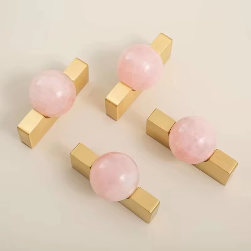 White Crystal Ball+Brass Furni - Furniture Hardware Drop Pulls review and price