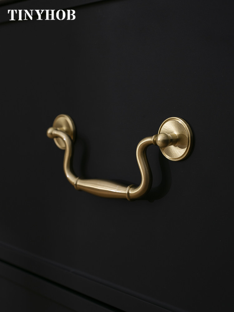 Luxury Vintage Solid Brass Dro - Furniture Hardware Drop Pulls review and price