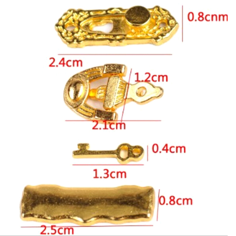 1:12 4PCS Metal Door Knocker S - Furniture Hardware Fitting review and price