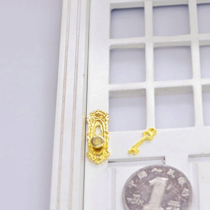 1:12 4PCS Metal Door Knocker S - Furniture Hardware Fitting review and price