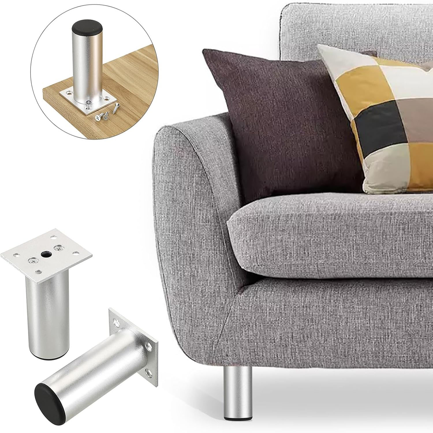 4pcs Stainles Steel Furniture  - Cabinet Hinge Overlay review and price