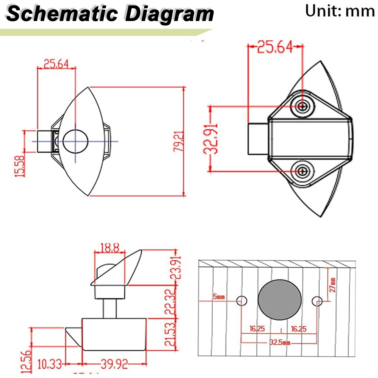 2X Caravan Zinc Alloy Half Moo - Furniture Hardware Jig review and price